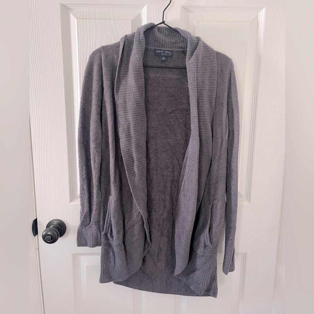 Barefoot Dreams Navy Shawl Cardigan